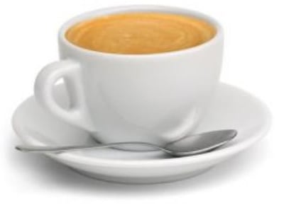 Kaffeetasse im Café